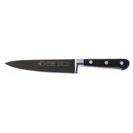 CUCHILLO COCINERO FORJADO 15 CM. TITANIO NEGRO