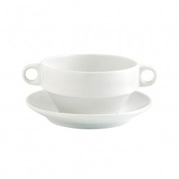 TAZA CONSOME 32 CL. CON PLATO GASTRO FRESH