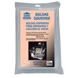 BOLSAS PARA COCINAR AL VACIO 20X30 PAQ. 50 UNIDADE