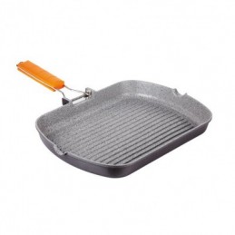 ASADOR GRILL ALUMINIO ABSOLUT ORANGE 24 CM.