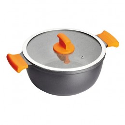 OLLA ABSOLUT ORANGE ALUMINIO FUNDIDO 24 CM.