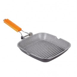 GRILL ABSOLUT ORANGE ALUMINIO FUNDIDO 34X24 CM.