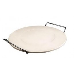 PIEDRA PIZZA CON SOPORTE 33 CM.