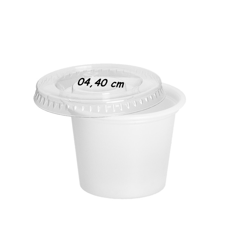 Tarrinas de Plástico de 200 ml. para comida y salsas 1000 Uni