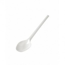 CUCHARITA POSTRE PLASTICO BLANCA PAQ. 100 UNIDADES