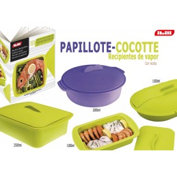 RECIPIENTE COCINA AL VAPOR SILICONA 2,5 L.