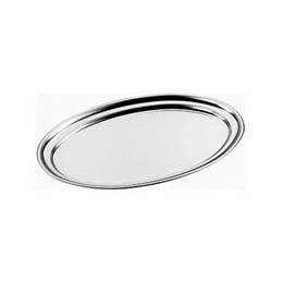 FUENTE OVAL INOX 35X24 cm.